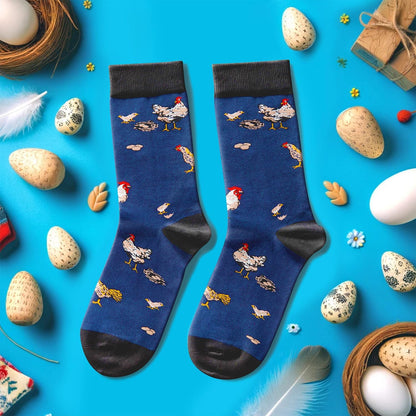 Funny Shark Gifts for Men Him - Novelty Dachshund Bear Socks, Crazy Silly Glasses Hen Gifts