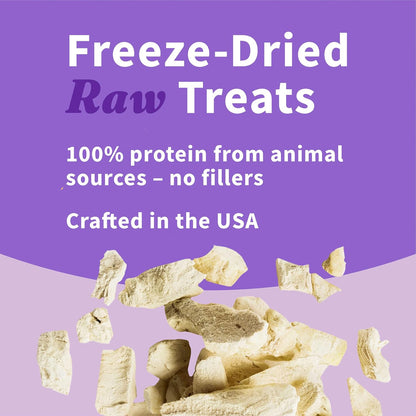 100% Chicken Breast Freeze-Dried Raw Treats, 2.2 Oz.