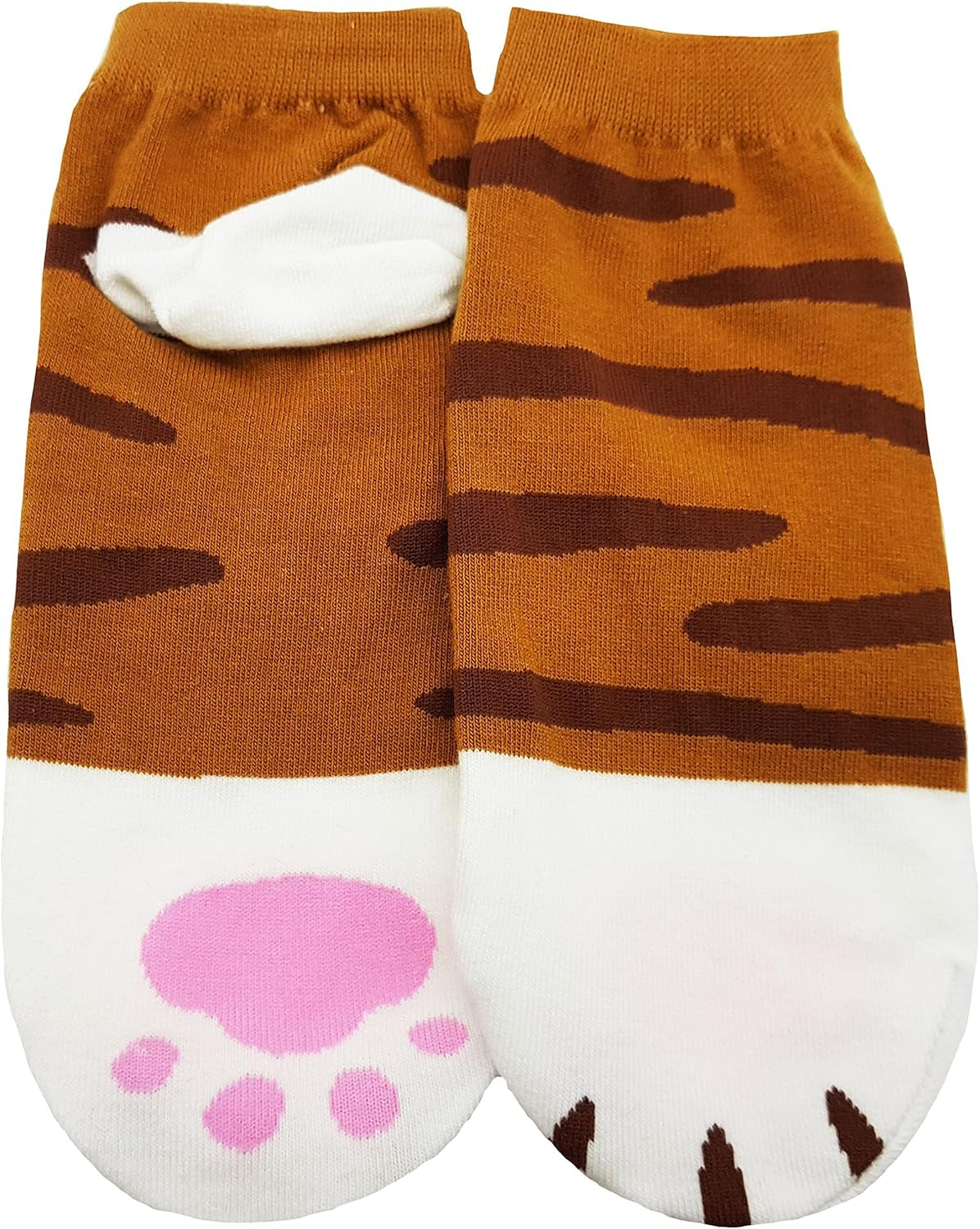 Women'S Cute Kitty Cat Paws Socks with Paw Prints on Toes