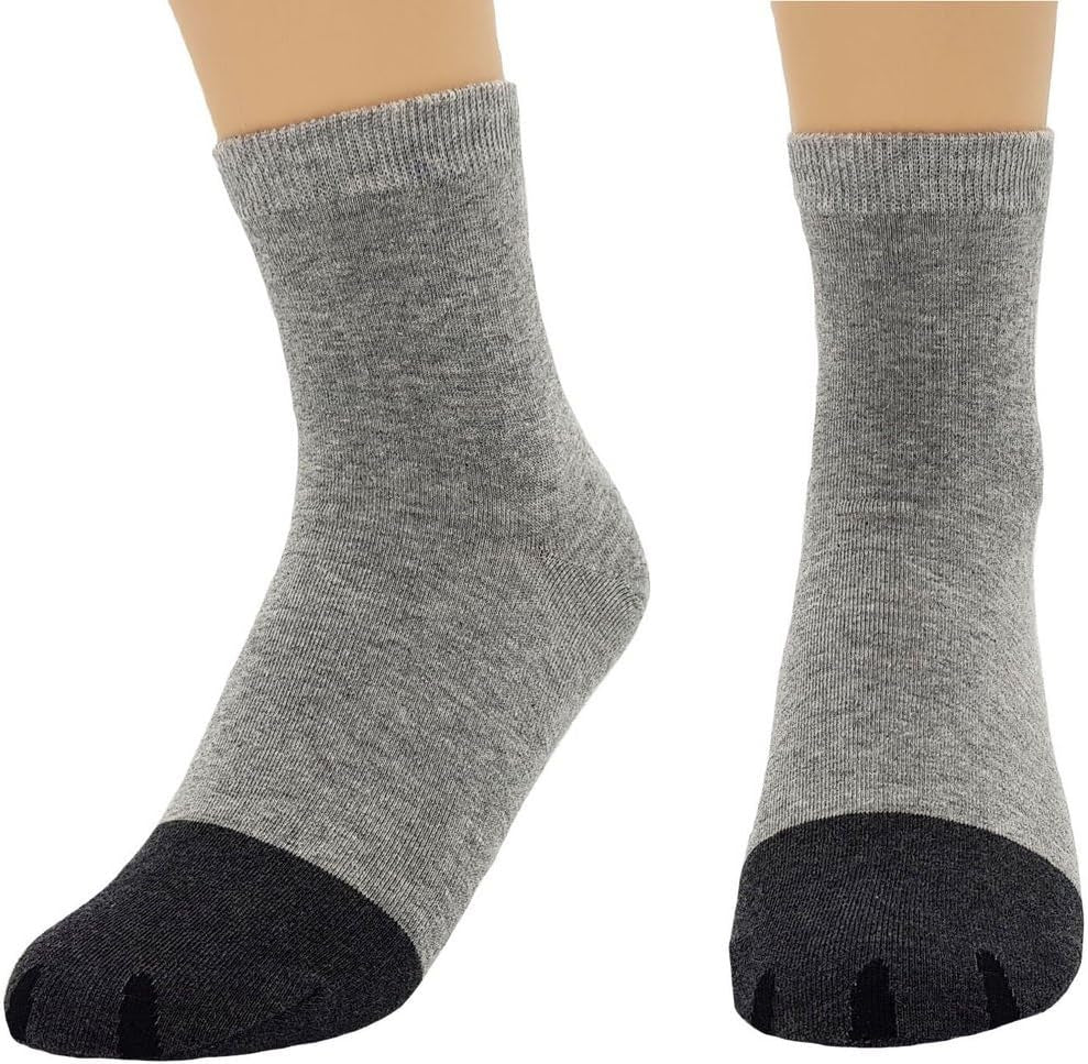 Women'S Cute Kitty Cat Paws Socks with Paw Prints on Toes