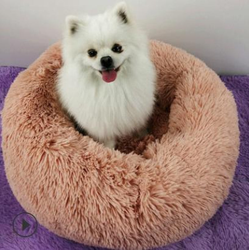 Dog Beds for Small Dogs round Plush Cat Litter Kennel Pet Nest Mat Puppy Beds