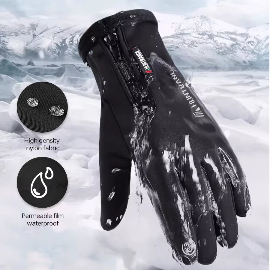 USB Heated Gloves Winter Waterproof Touch Screen Ski Gloves Rechargeable Heated Snowboard Motorcycle Bicycle Warm Gloves