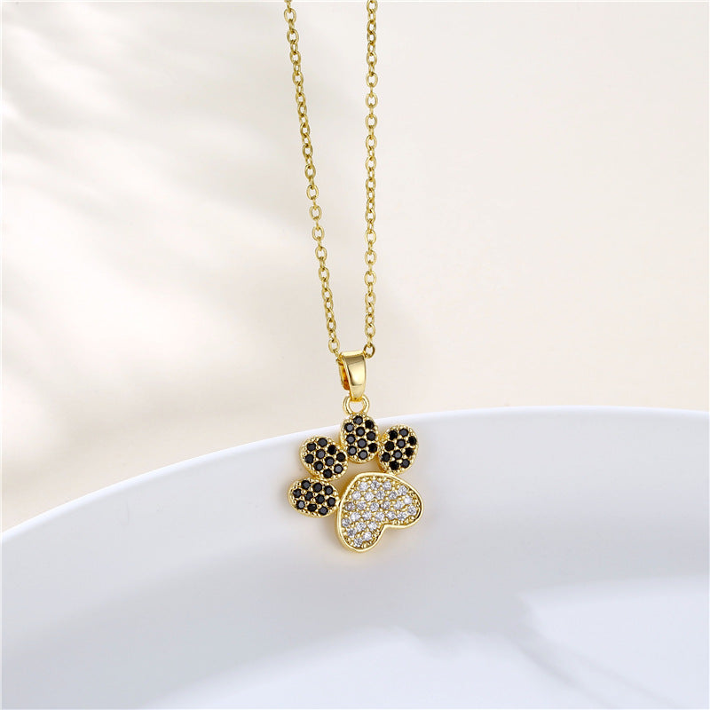 Jewelry Popular Cute Animal Cat Paw Necklace