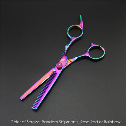 7.0 Inch Professional Pet Scissors for Dog Grooming Dogs Shears Hair Cutter Straight &Thinning & Curved Scissors 3Pcs/Set + Comb